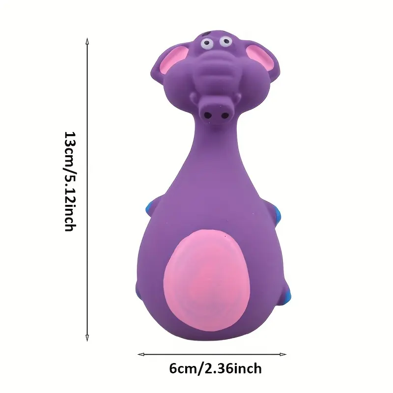 Soft Rubber Chew Toys Three styles of squeaky, interactive throwing games Cute and fun for small to medium sized dogs!
