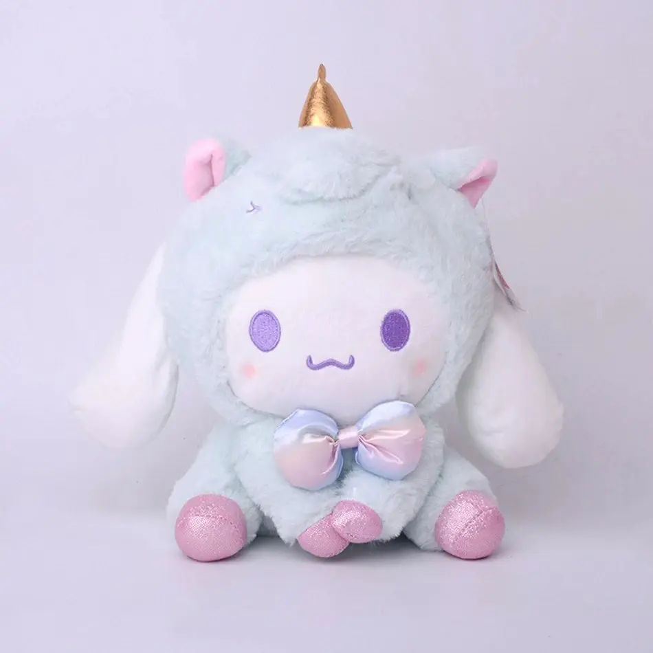 23CM Sanrio Kawali Tiger Kuromi Hello Kitty My Melody Cinnamoroll Pillow Plush Anime Kid toy Cartoon Collection for gift