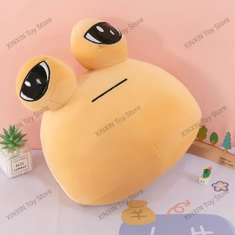 22/30/40/55cm My Pet Alien Pou Big Size Plush Toy Kawaii Alien Pet Dolls Cute Pou Stuffed Toys Soft Pillow Animal Gifts for Kids