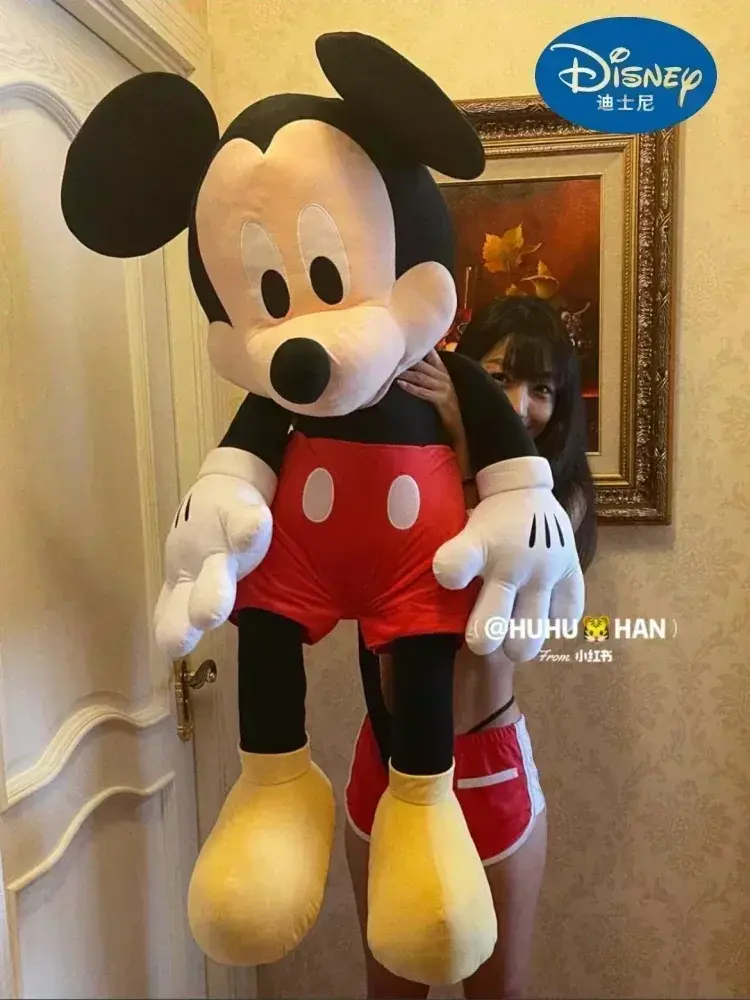 40-100cm Disney Mickey Minnie Plush Doll Cotton Filled Cartoon Cute Super Soft Stuffed Animals Toys Children Christmas Gift Girl