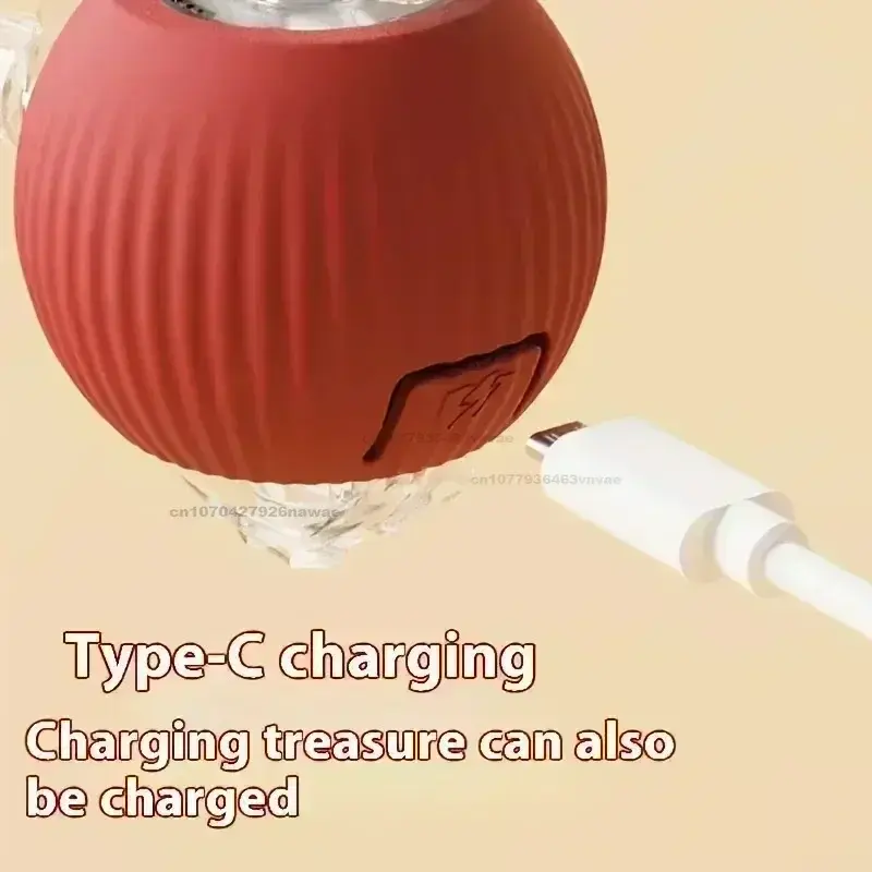 Interactive Rolling Cat Ball Dog Toy Rolling Ball for Indoor 360° Automatic Rolling Pet Ball Self RollingBall Pet Supplies