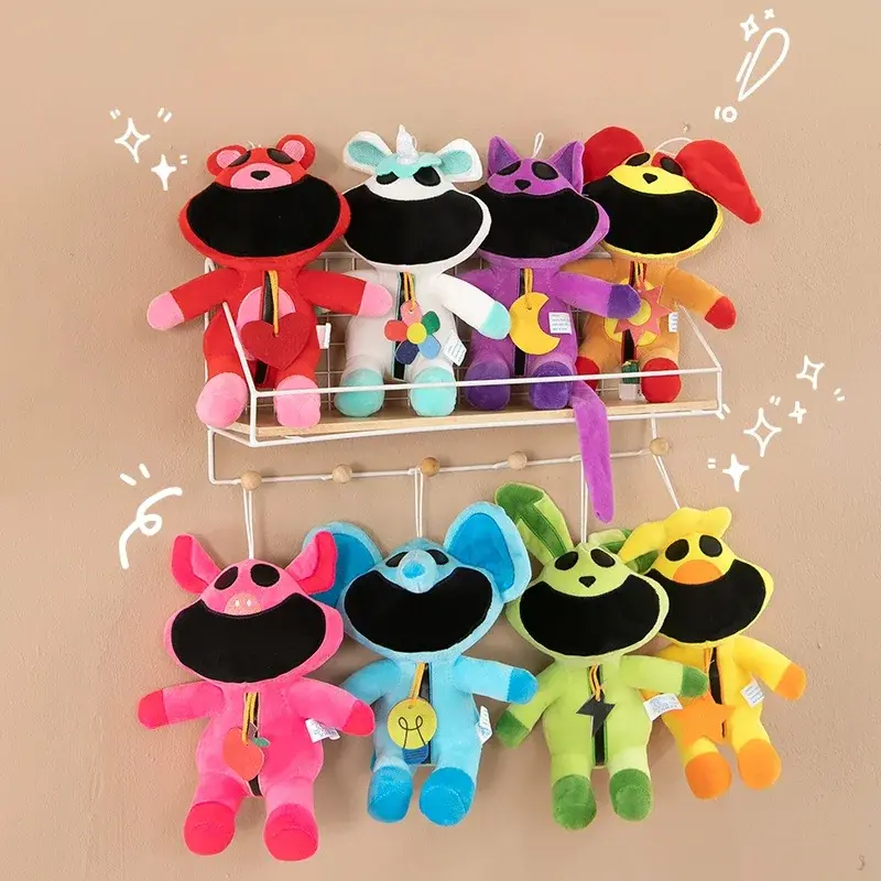 25/35cm Kawaii Smiling Critters Plush Dolls Catnap Dogday Stuffed Dolls Cartoon Aminal Plush Toys Kids Birthday Christmas Gifts