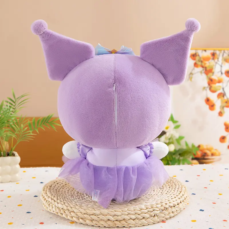 20cm Sanrio Plush Melody Kuromi Stuffed Plush Hello Kitty Cinnamoroll Plushine Statue Model Collection Decoration Ornament Toys