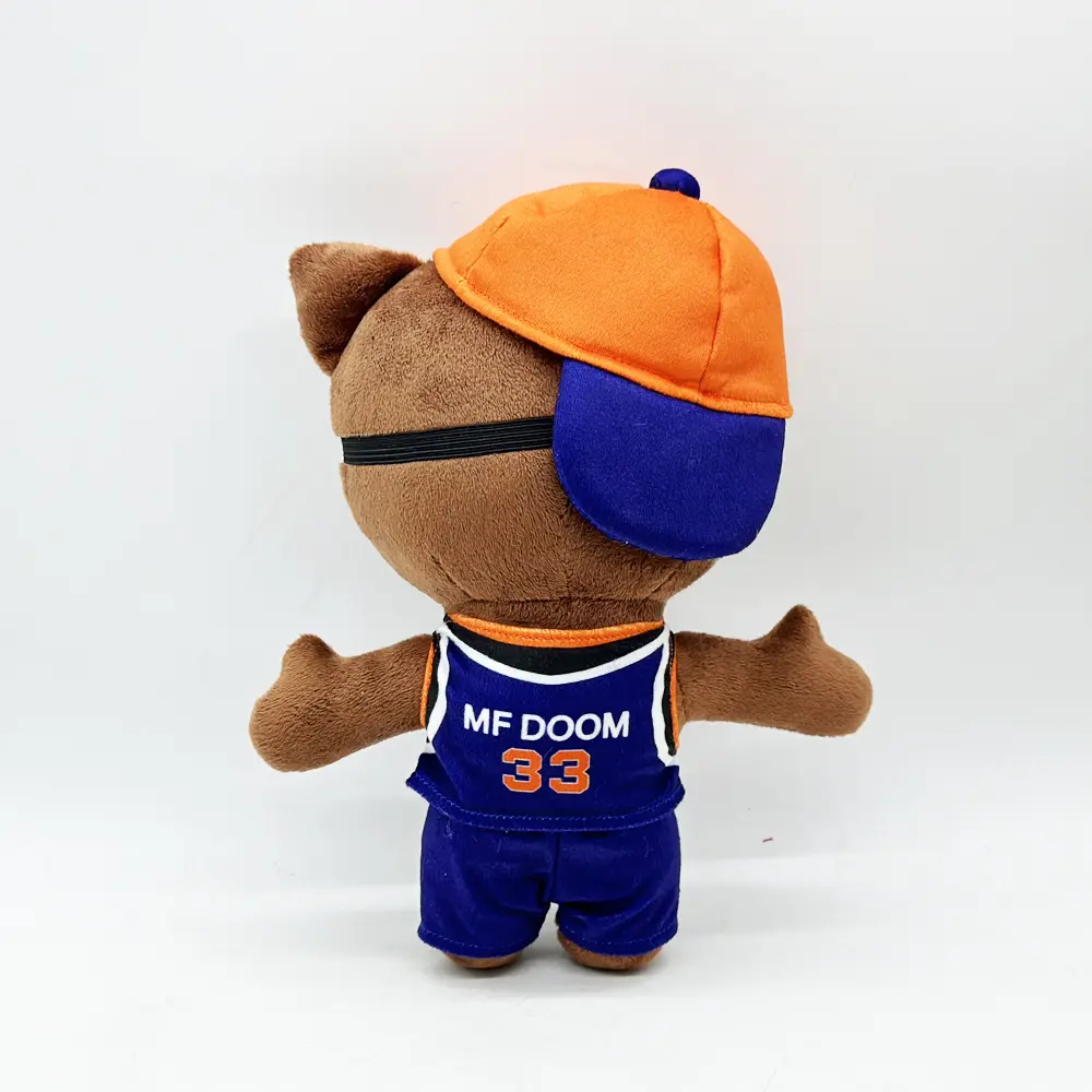 2025 New Hello Kitty Mf Doom Plush Doll Figure Stuffed Toys Cute Boys Girls Birthday Gifts