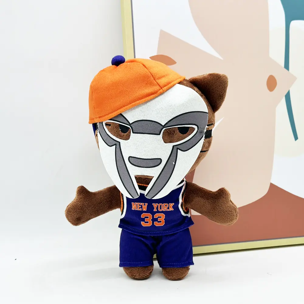 2025 New Hello Kitty Mf Doom Plush Doll Figure Stuffed Toys Cute Boys Girls Birthday Gifts