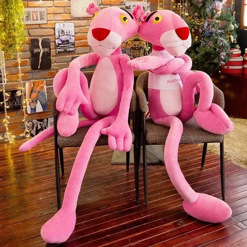 60cm~180cm Disney Pink Plush Doll Toys Cute Cartoon Leopard Stuffed Animal Baby Toy Kid Soft Kawaii Stuffed Doll Christmas Gift