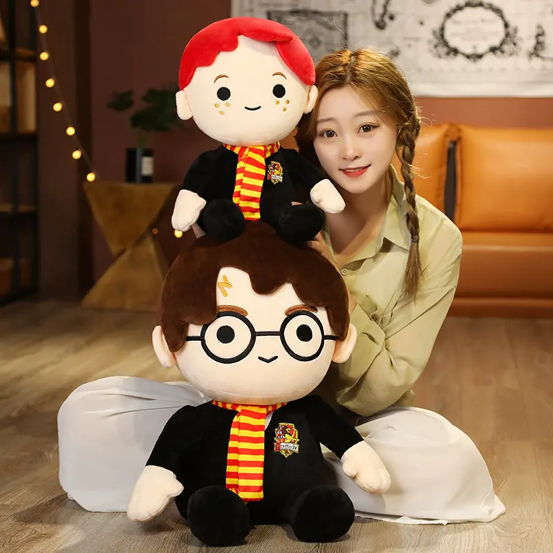 25/40/60cm Harryy Potter Peluche Ron Weasley Plush Doll Cute Soft Movie TV Harryy Potter Stuffed Toys for Children