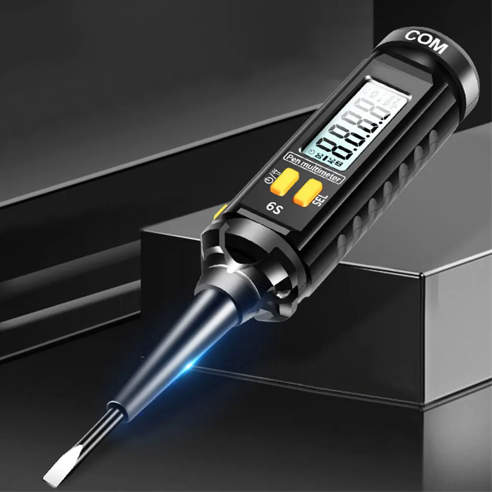 Pen Type Digital Multimeter 4000 Counts Non-Contact Voltmeter NCV Multimeter Pen Detect Wire Breakpoint Live/Null Wire Tester