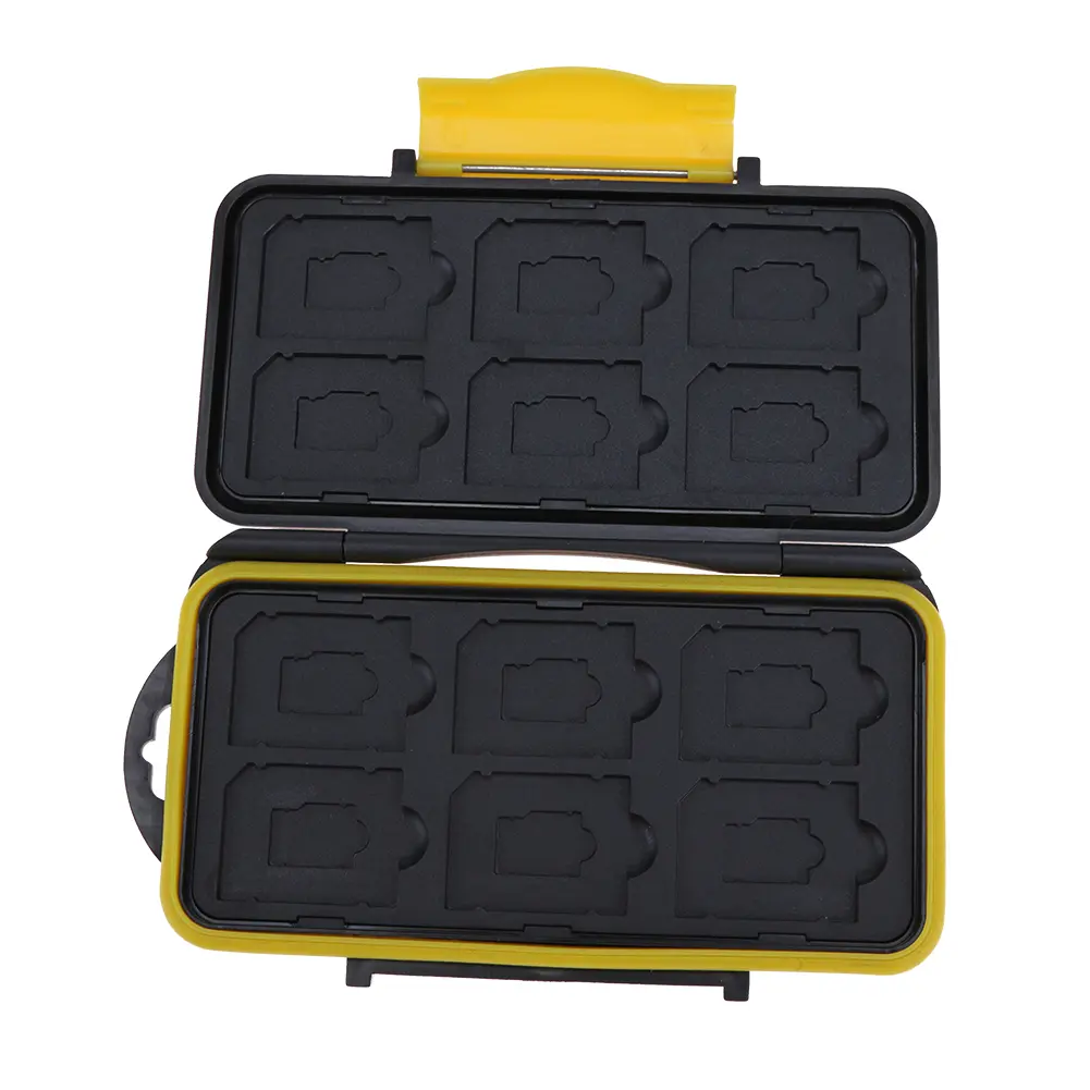 Multi-grid Memory Card Case Anti-Shock Water-Resistant Memory Card Case Protector Cover Large Capacity for ID Credit Card Holder