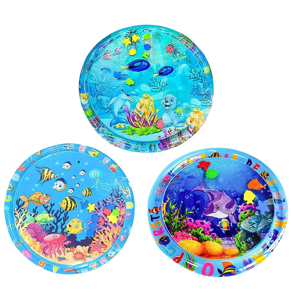 Cats Playing Water Mat Interactive Sensing Water Mat for Cats Kitten Playing Water Ice Cushion Inflatable Pet Nest Cats Cool Bed