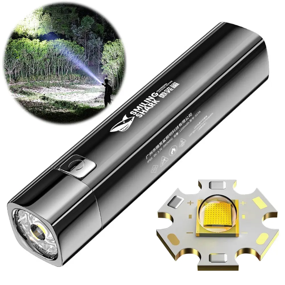 10 Pack Flashlight Rechargeable with 3 Modes LED Flashlight Mini Camping Flashlight Waterproof Flash Light for Emergency Home