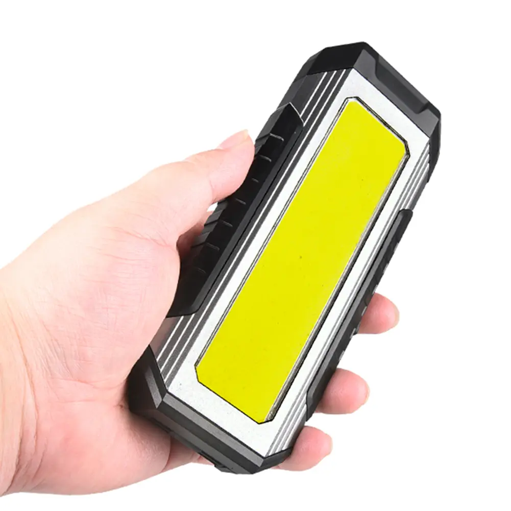 LED COB Flashlight Multifunctional with Magnet Flashlight Searchlight Dimmable Portable Lantern Waterproof for Outdoor Equipment