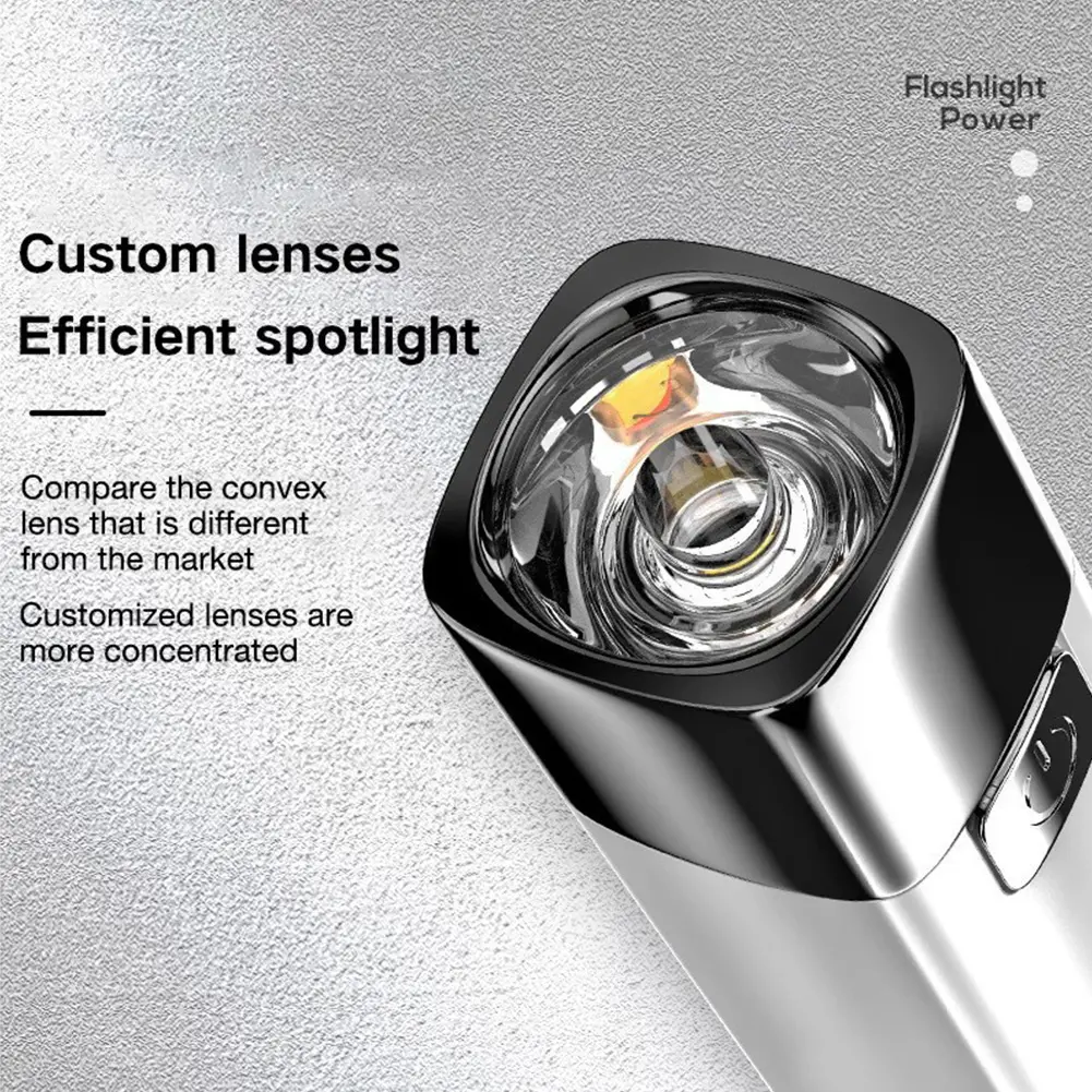 10 Pack Flashlight Rechargeable with 3 Modes LED Flashlight Mini Camping Flashlight Waterproof Flash Light for Emergency Home