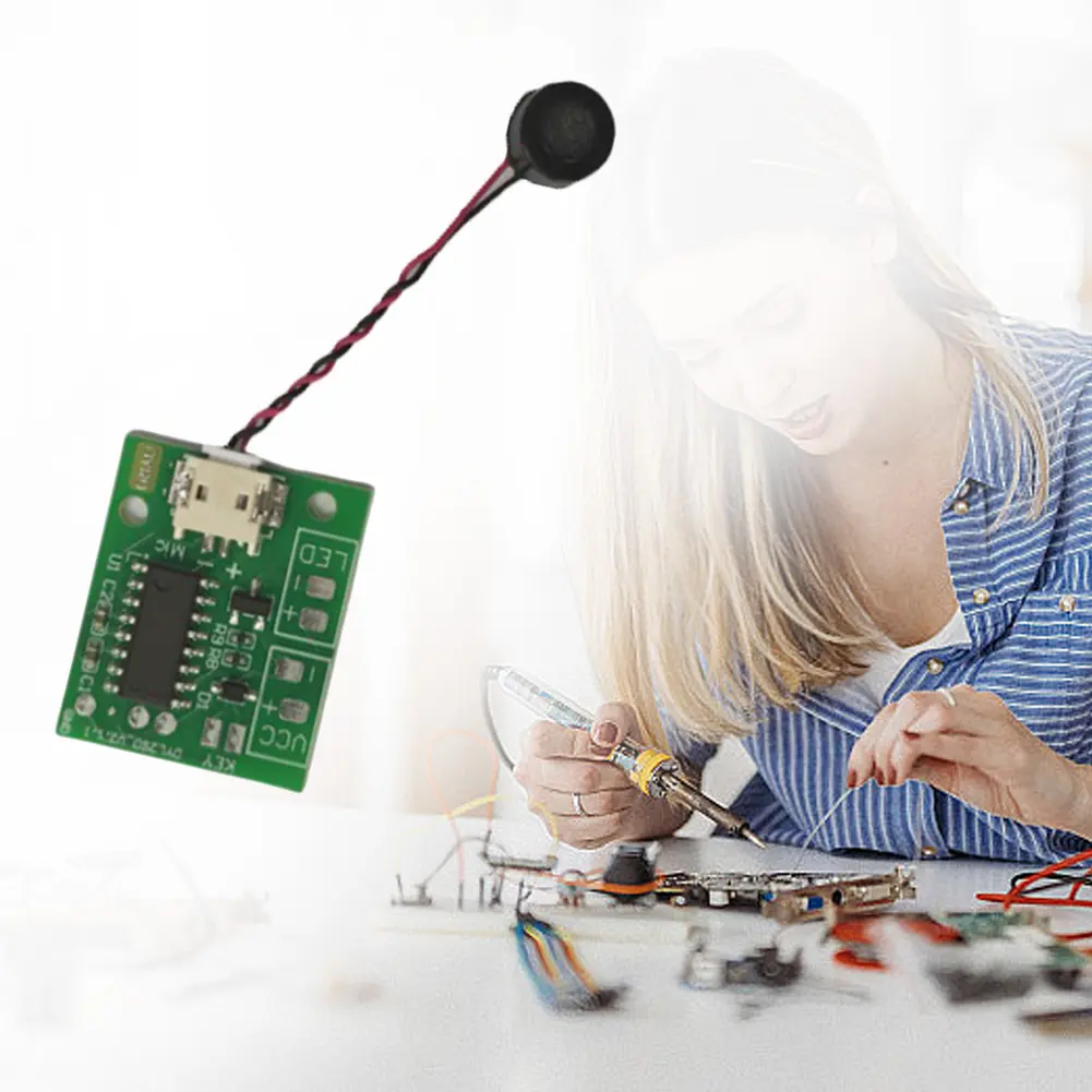 5-20PCS DC 3.7V-5V AI Offline Voice Switches Control Board Sound Control Circuit Driver Board Tools for Single Color Night Light