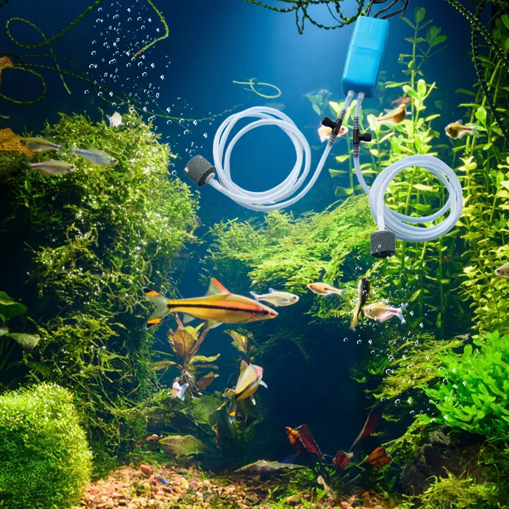 Mini Aquarium Air Pump USB Small Oxygenator Fish Tank Silent Air Compressor Aerator Portable Fish Tank Accessories