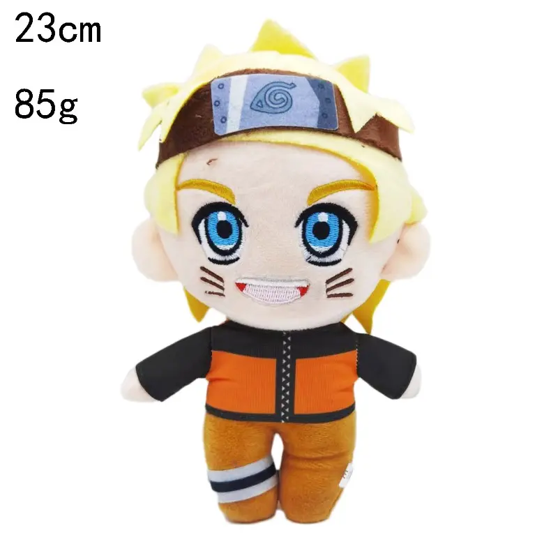 New Naruto Plush Toy Classic Japanese Anime Peripheral Doll Naruto Kakashi I Love Luo Doll Children's Birthday Gift