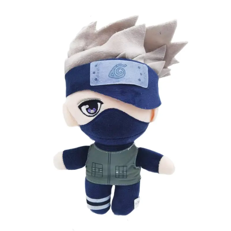 New Naruto Plush Toy Classic Japanese Anime Peripheral Doll Naruto Kakashi I Love Luo Doll Children's Birthday Gift