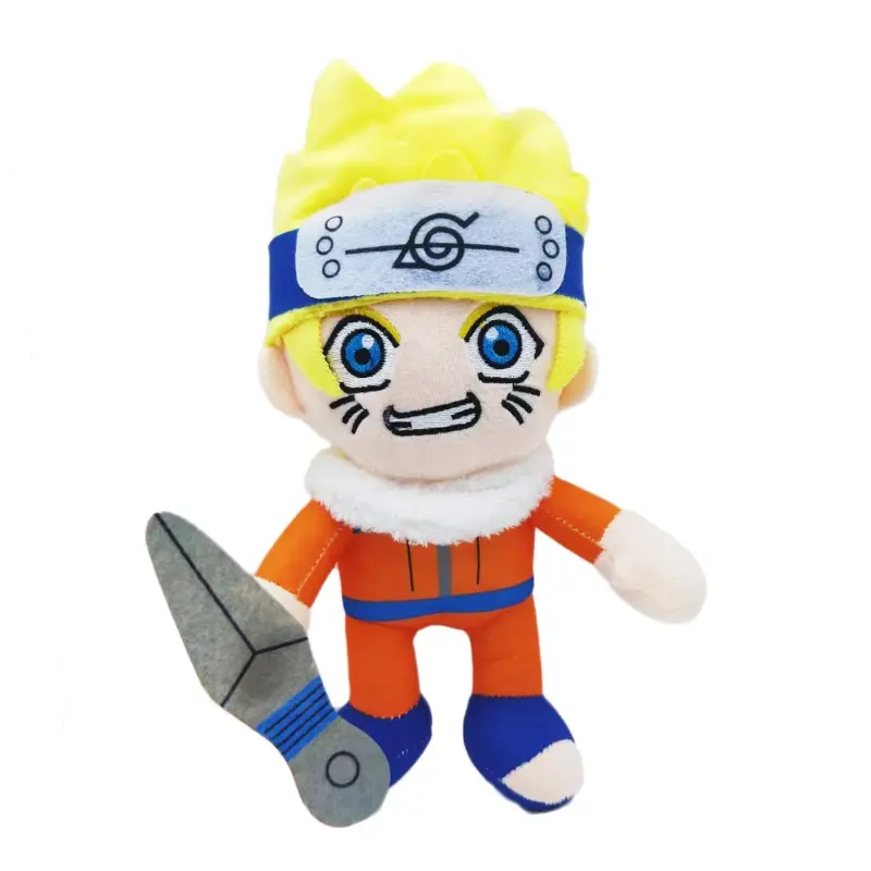 New Naruto Plush Toy Classic Japanese Anime Peripheral Doll Naruto Kakashi I Love Luo Doll Children's Birthday Gift