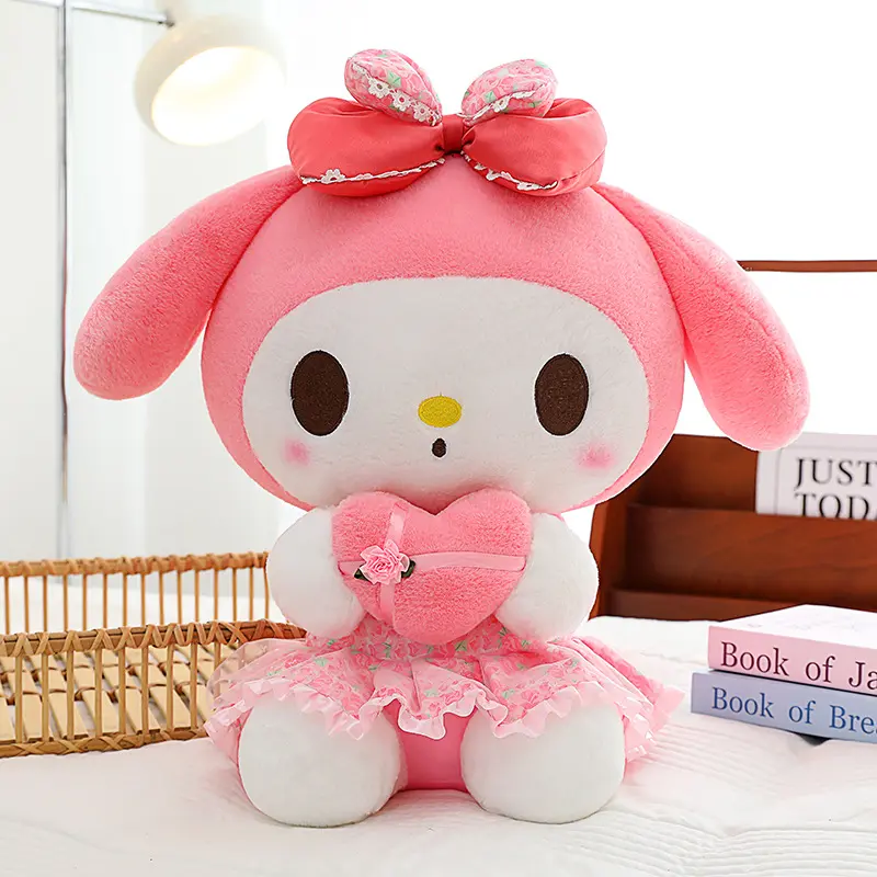 30cm Cute Sanrio Dolls Kurom Hellokitty Melody Soft Plush Dolls Toys & Hobbies Stuffed Animals Christmas Birthday Gifts For Kids