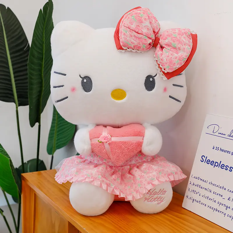 30cm Cute Sanrio Dolls Kurom Hellokitty Melody Soft Plush Dolls Toys & Hobbies Stuffed Animals Christmas Birthday Gifts For Kids