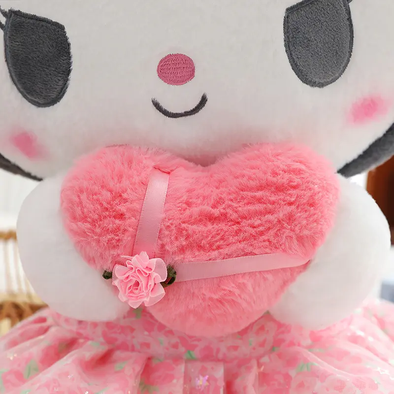 30cm Cute Sanrio Dolls Kurom Hellokitty Melody Soft Plush Dolls Toys & Hobbies Stuffed Animals Christmas Birthday Gifts For Kids
