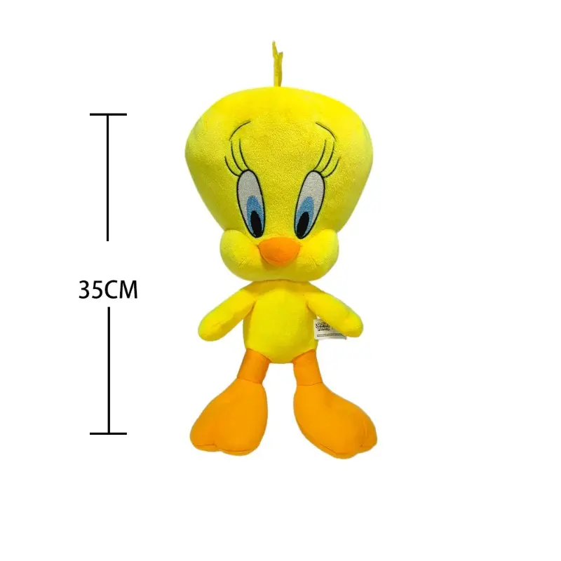 Kawaii Big Looney Tunes Bugs Bunny Plush Toy Doll Tweety Bird Bunny Anime Cartoon Movie Plushies Stuffed Doll Toys Gift