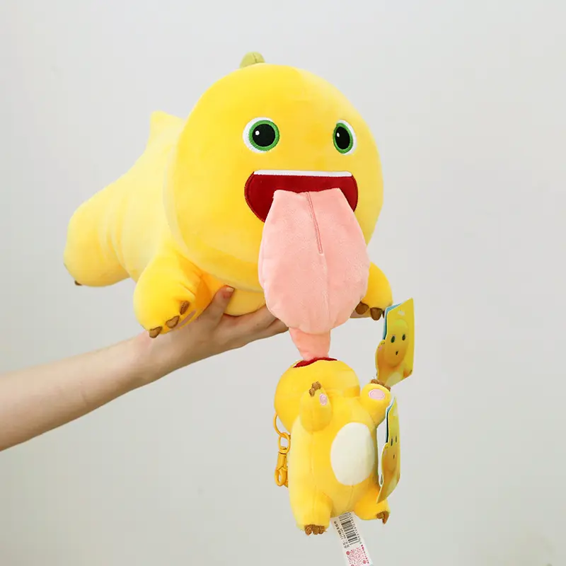 Kids Xmas Gift Cartoon Milk Dragon Plush Toy Cute Stuffed Animals Dinosaur Bag Pendant Keychain Anime Fluffy Soft Nailong Doll