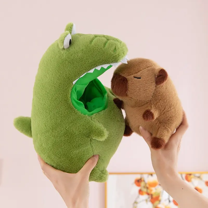 30cm 40cm Cute Capybara Peripheral Plush Doll Capibara Plush Doll Giant Kawaii Stuffed Animal Doll Children Birthday Gift Toy ﻿