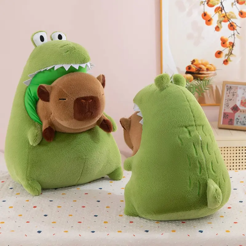 30cm 40cm Cute Capybara Peripheral Plush Doll Capibara Plush Doll Giant Kawaii Stuffed Animal Doll Children Birthday Gift Toy ﻿