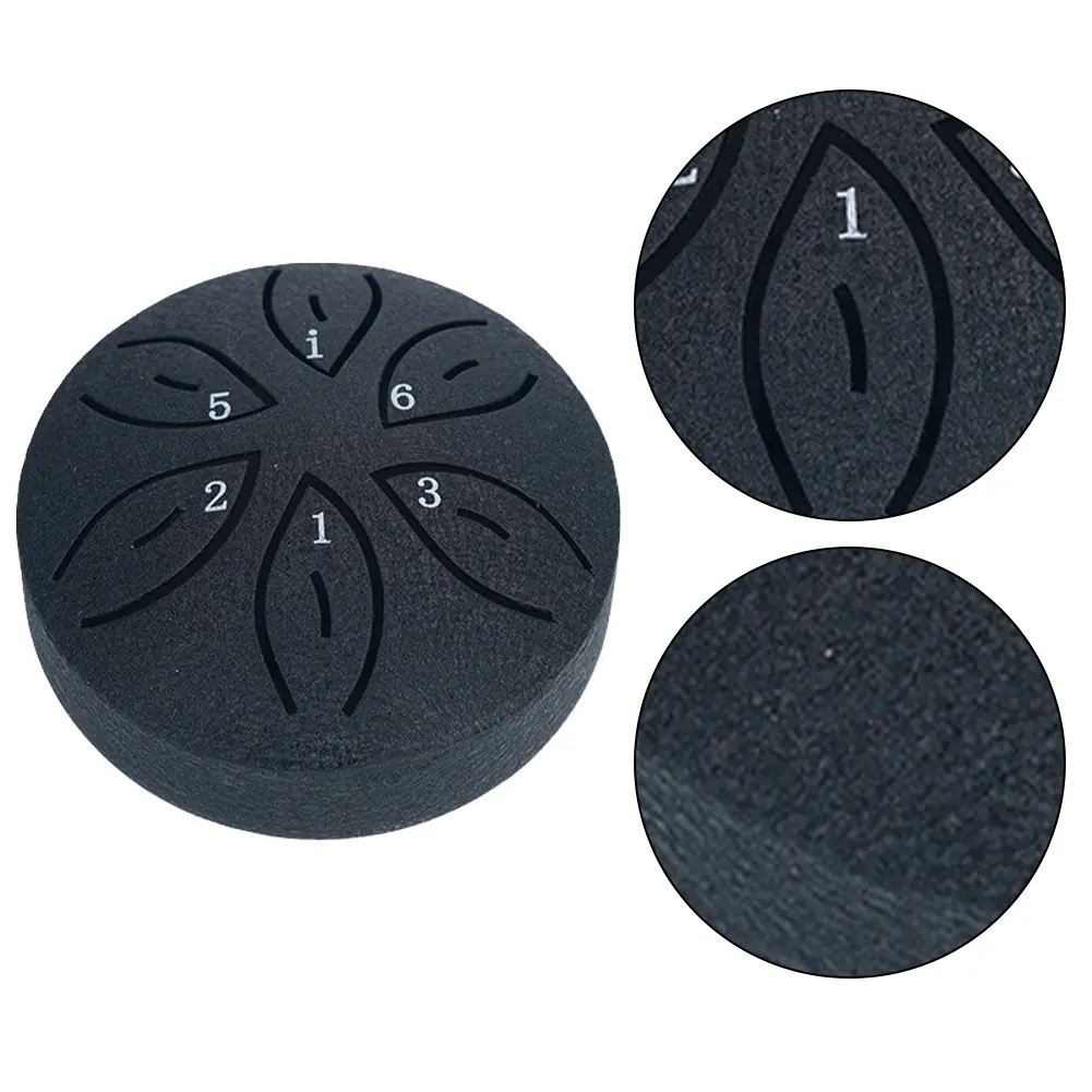 3 Inches 6 Notes Rain Drum for Outside Rain Drum Instrument Mini Handpan Drum for Yoga Meditation Unique Gift