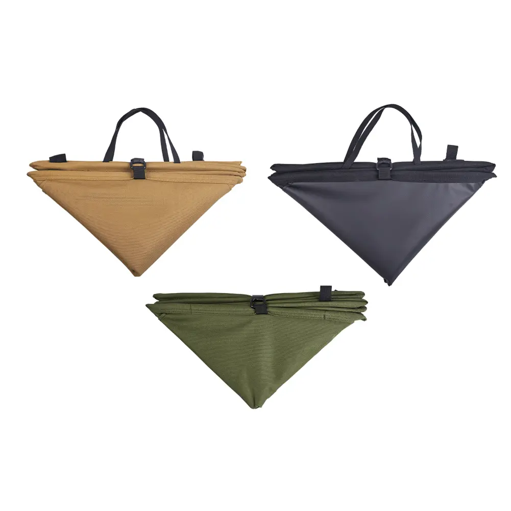 Outdoor Storage Box with Handle Portable Lawn & Leaf Waste Bag Large Capacity Folding Camping Bucket for BBQ Picnic Hiking