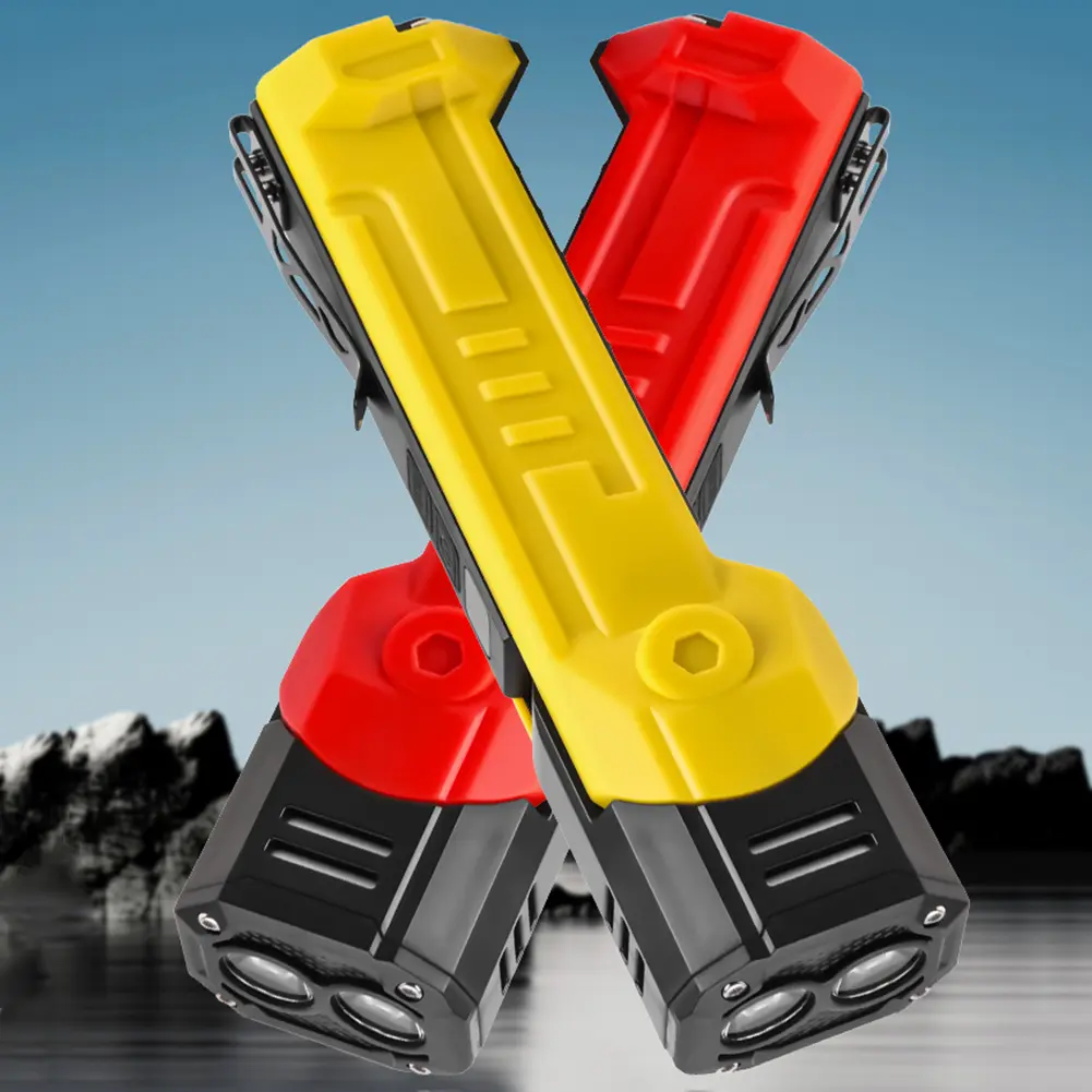 XTE COB LED Car Repair Working Light USB Rechargeable Inspection Flashlight Power Display 1500mAh for Outdoor Camping Hiking