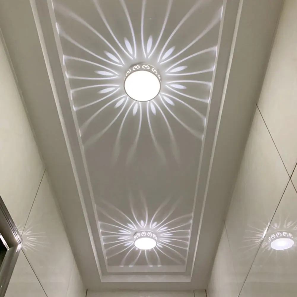 LED Indoor Lighting Energy Saving Entry Lights Protect Eyes Ceiling Fixture Easy Installation Brightness  for Living Room