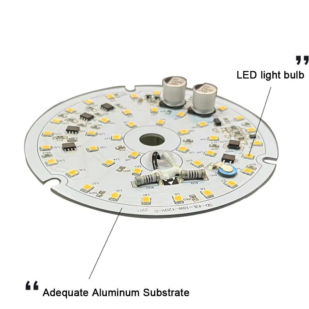 3.94 Inch Round LED Light Engine 3000K/4000K/6500K Dimmable Ceiling Fan Retrofit Kit Ceiling Flush Light Replacement Panel