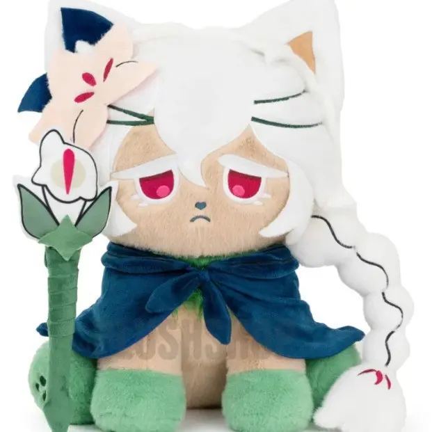 25cm Shadow Milk Cookie King Plush Toys Cartoon Game Milk Cookie Plush Toy Doll Anime Soft Stuffed Room Decor Run Kingdom