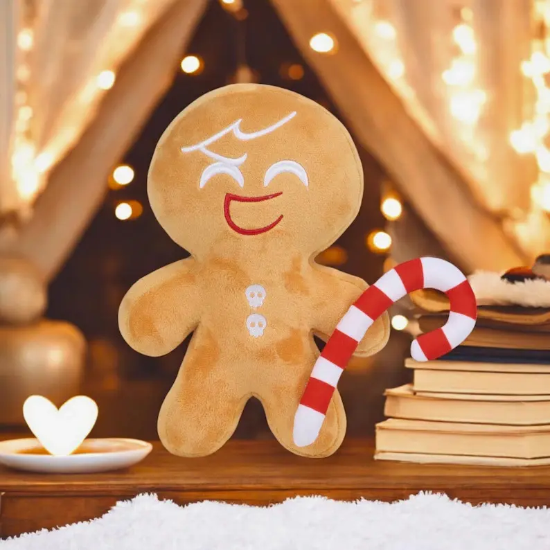 25cm Shadow Milk Cookie King Plush Toys Cartoon Game Milk Cookie Plush Toy Doll Anime Soft Stuffed Room Decor Run Kingdom