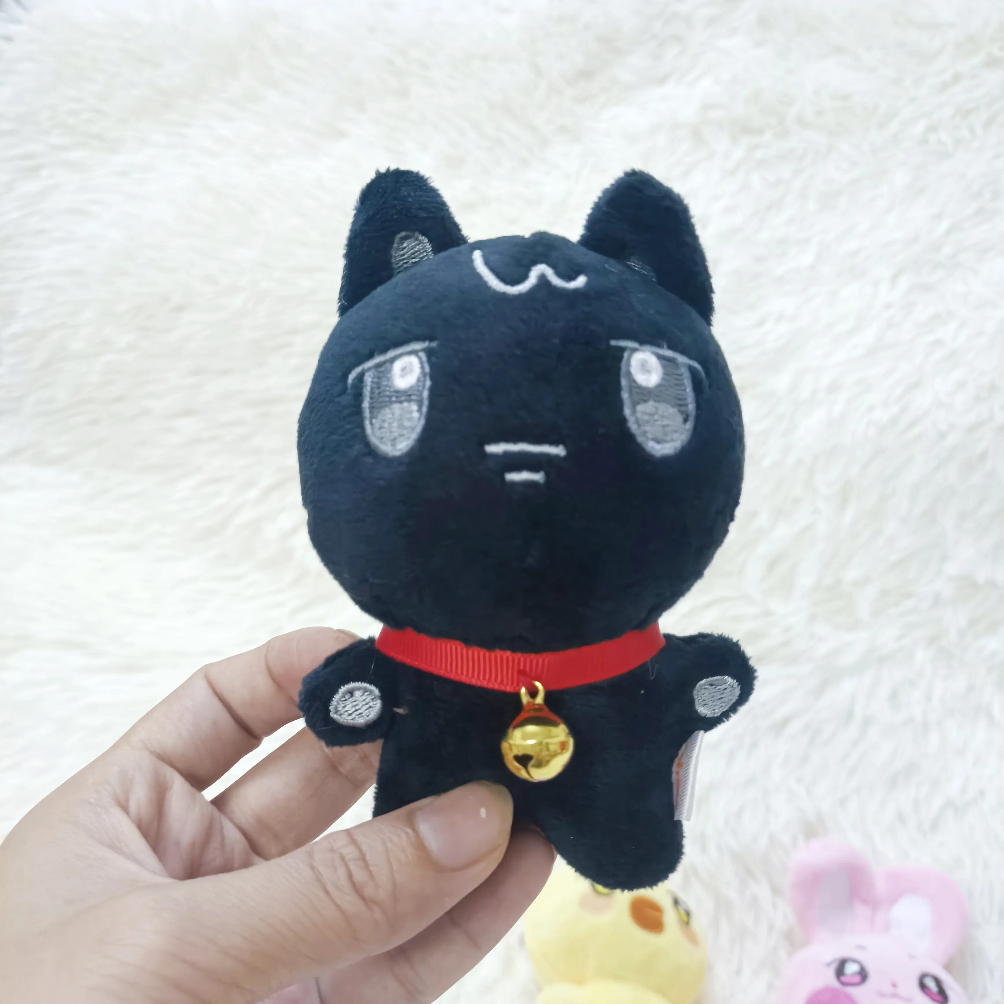 1/8pcs Kpop ATEEZ Plush Doll Pendant Keychain Aniteez Design Hongjoong Seonghwa Yeosang Accessories Kawaii Plushies Toy