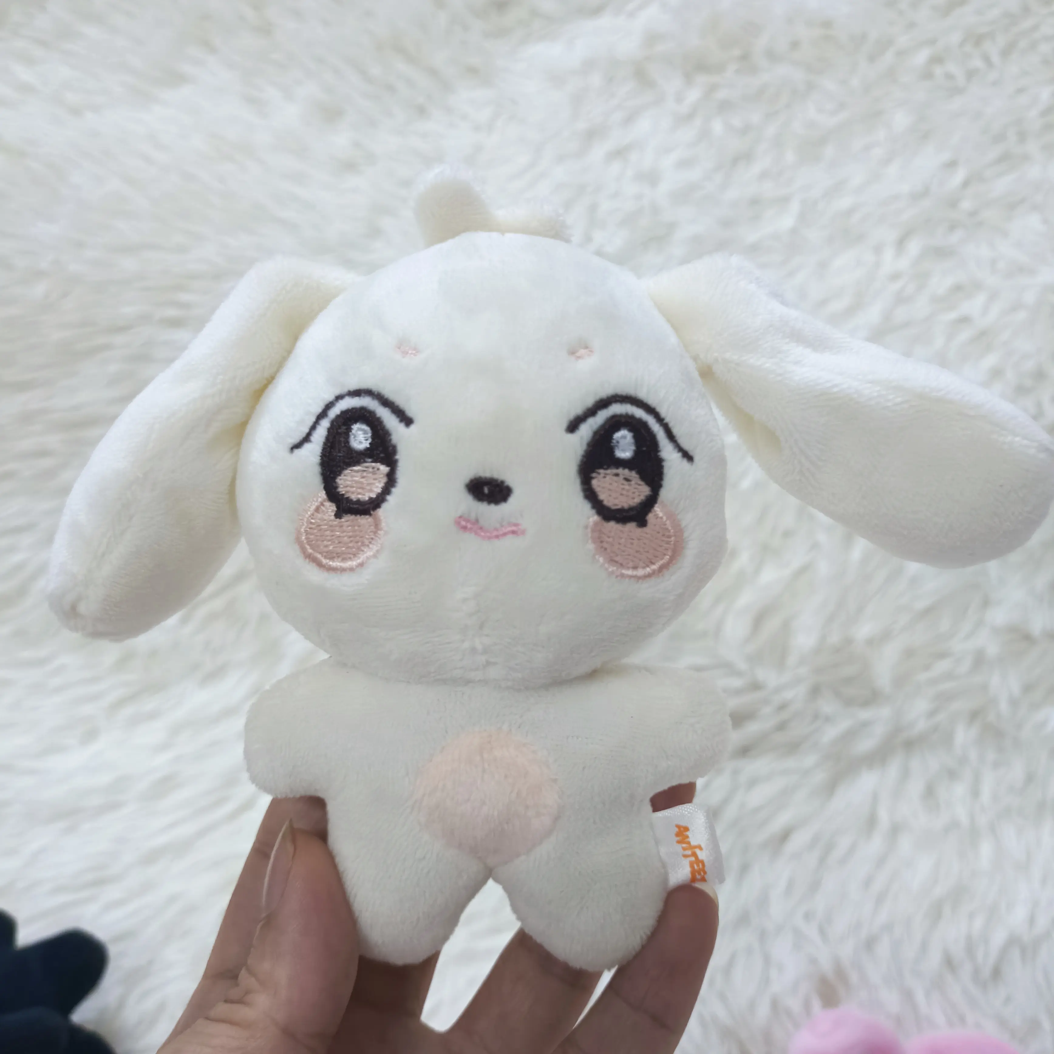 1/8pcs Kpop ATEEZ Plush Doll Pendant Keychain Aniteez Design Hongjoong Seonghwa Yeosang Accessories Kawaii Plushies Toy