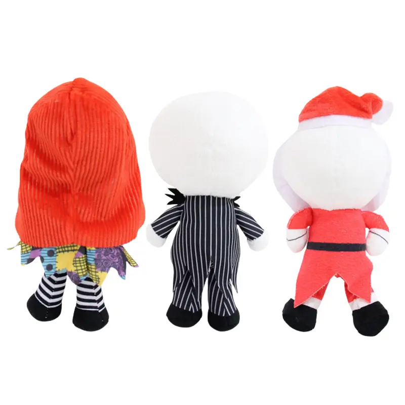 The Nightmare Before Christmas Jack Skellington Sally Plush Toys Disney Cartoon Stuffed Dolls Room Decoration Halloween Toy Gift