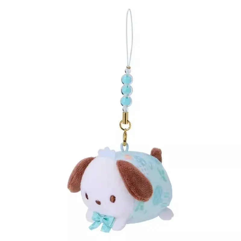 Sanrio Original Retro Candy Series Plush Toys Kawaii Hello Kitty Melody Keychain Cute Kuromi Plushie Cinnamoroll Doll Kid Gifts