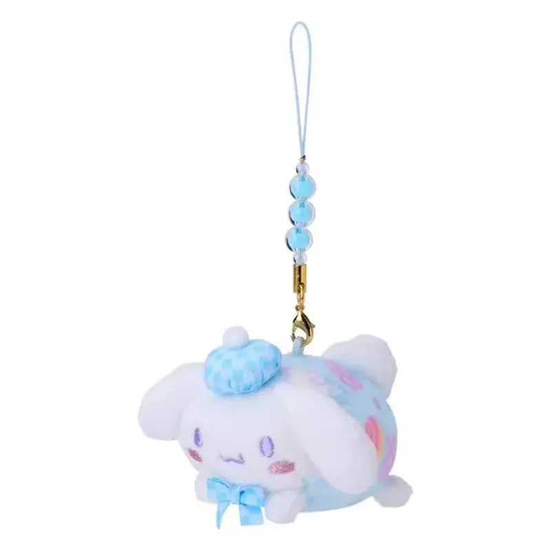 Sanrio Original Retro Candy Series Plush Toys Kawaii Hello Kitty Melody Keychain Cute Kuromi Plushie Cinnamoroll Doll Kid Gifts