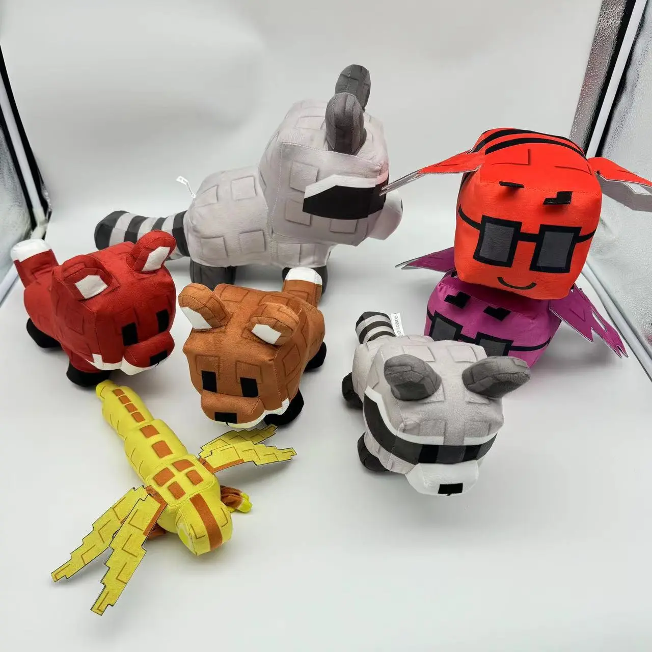 Grow A Garden 25CM Game Wolf Plush Toys Cartoon Raccoon Fox Stuffed Dolls Animals Pillow Soft Toy Kids Birthday Gifts