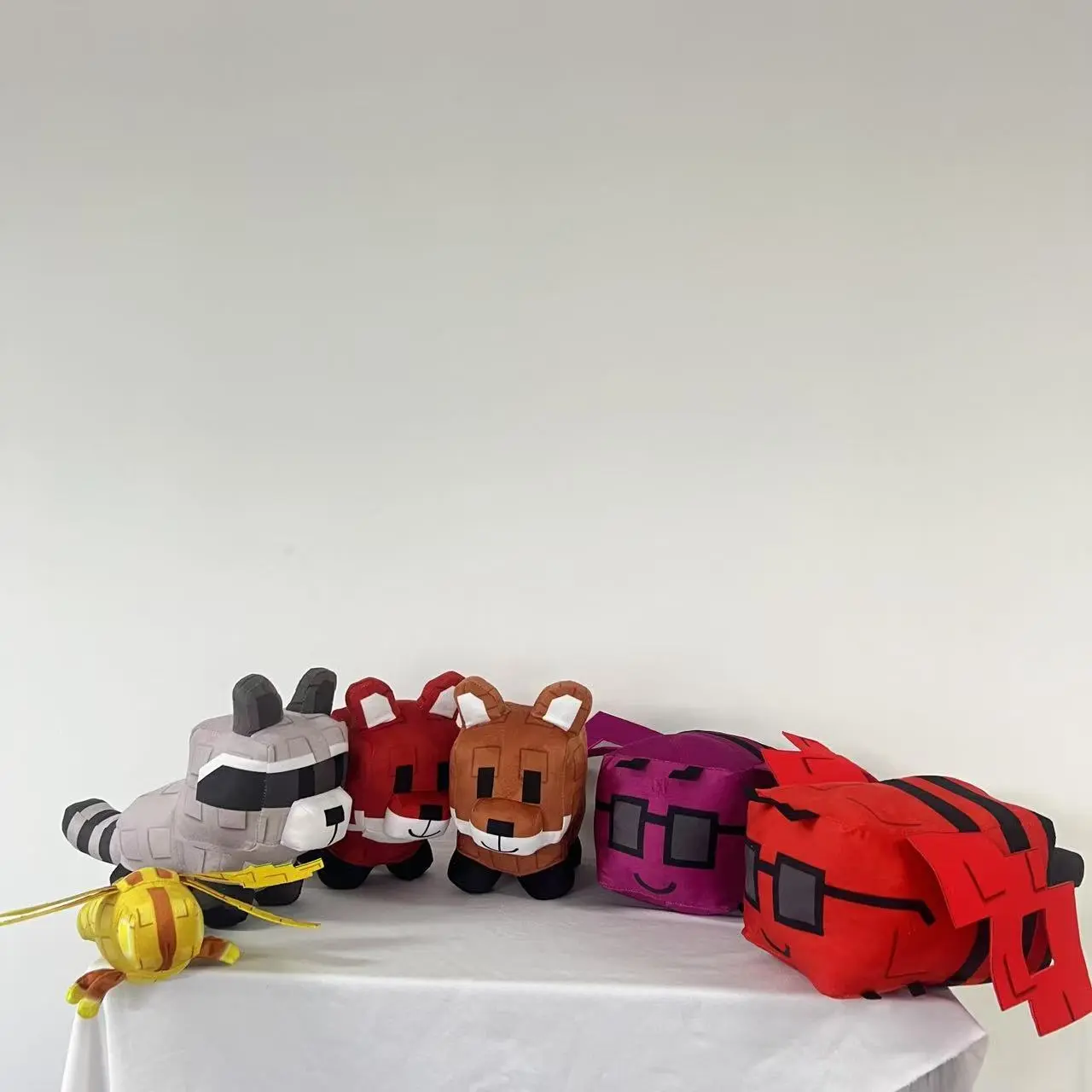 Grow A Garden 25CM Game Wolf Plush Toys Cartoon Raccoon Fox Stuffed Dolls Animals Pillow Soft Toy Kids Birthday Gifts