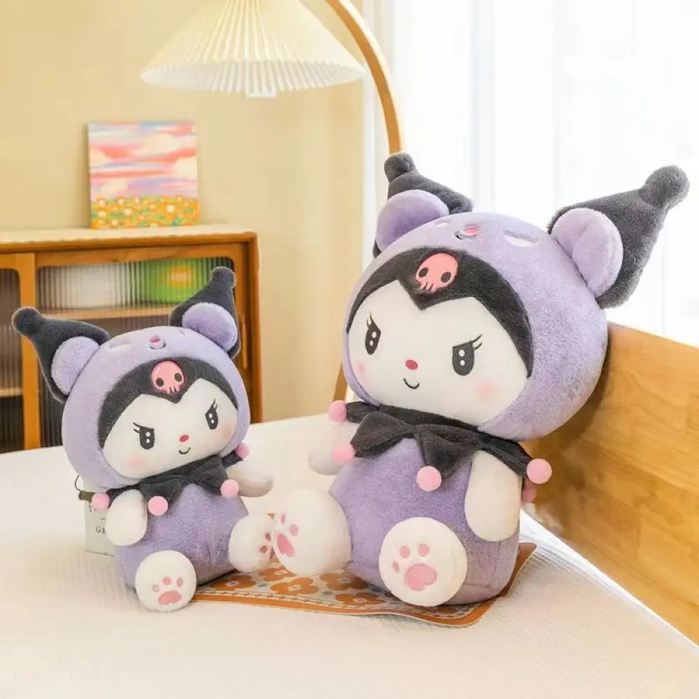 New Purple Devil Kuromi Plush Toy Large Fill Doll Cute Sanrio Children's Birthday Gift