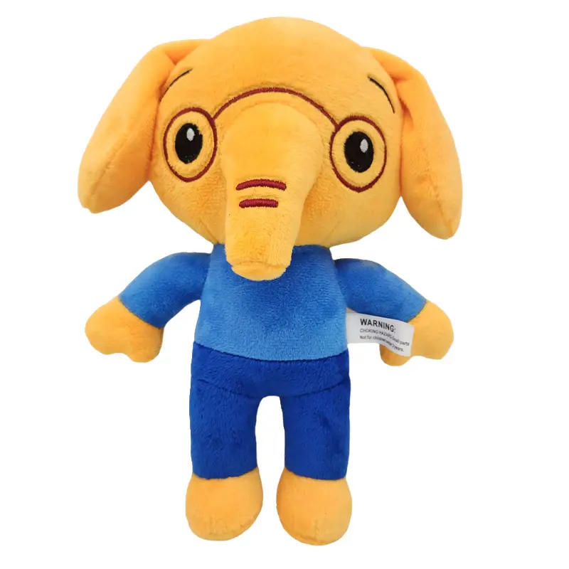 25cm Cute Plim Plim Clown Plush Toy Cartoon Stuffed Plush Doll Animation Figure Plushie Anime Soft Gift Toys for Kids Birthday