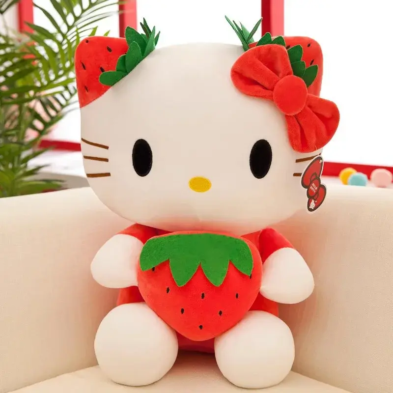 22cmHello Kitty Plush Toy Plushies Sanrio Doll Kuromi Home Decoration Room Pillow Cinnamoroll Kawaii Children Birthday Gift Girl