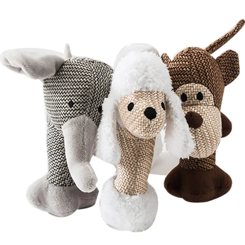Hot pet dog toys simulation animal grinding teeth bite resistant plush pet toys from high magic