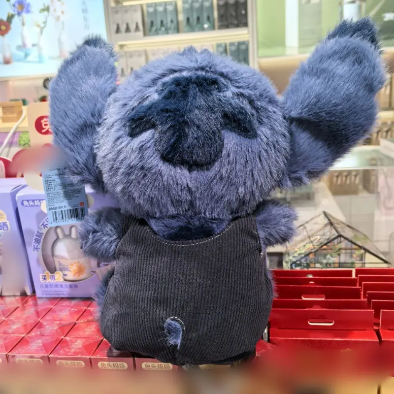Stitch Plush Doll Stuffed Toy Cute Cartoon Character Wearing Hoodie Pants Perfect for Girlfriend Gifts Birthday Holidays Decor