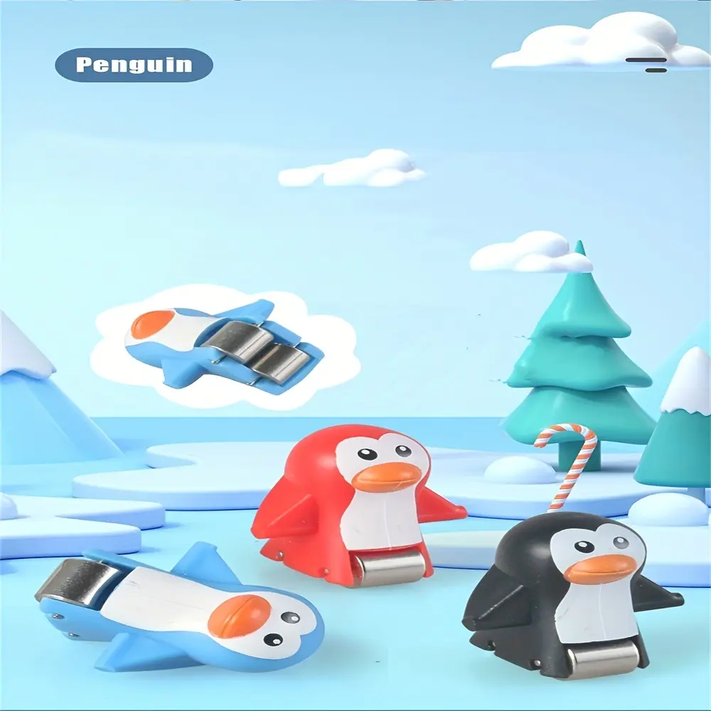 Penguin Race Set Penguin Slide Playset LED Flashing Lights Racing Track Game Set Penguin Stair Climbing Toys Kids Holiday Gift