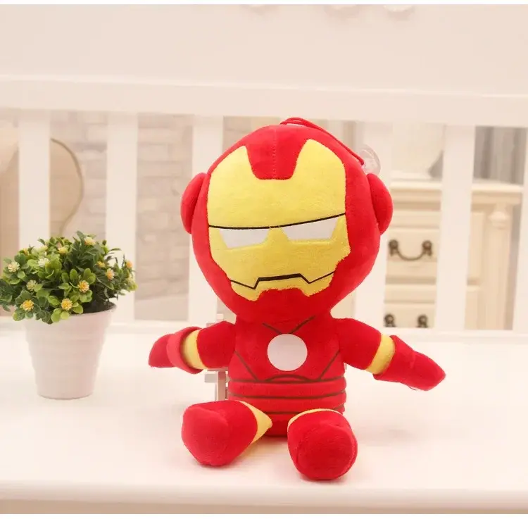 NEW 27cm Man Spidermaned Plush Toys Movie Dolls Marvel Avengers Soft Stuffed Hero Captain America Iron Christmas Gifts for Kids